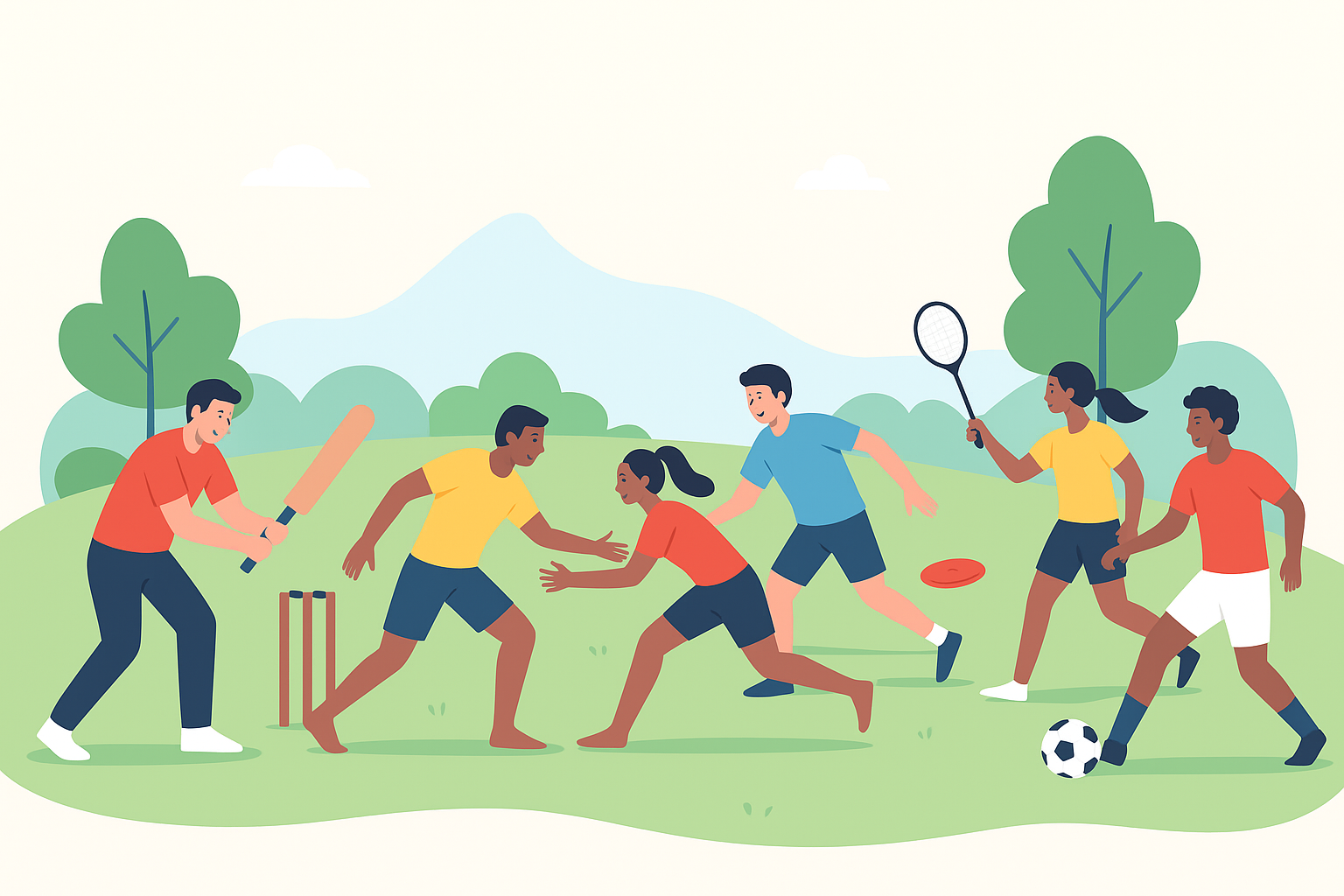 outdoor games and workouts